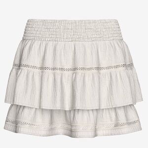 Victoria Secret Swim Beachwear Cotton Gauze Ruffled Mini Skirt
